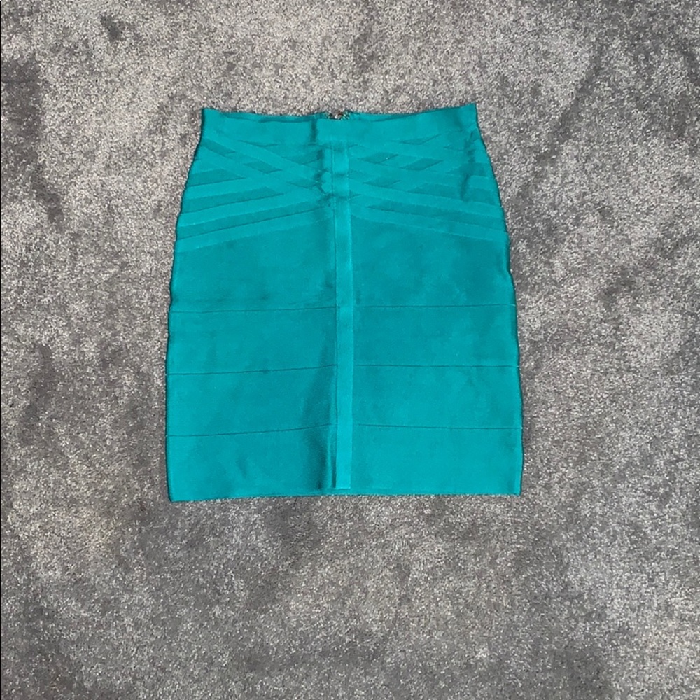 Teal Bandage Skirt